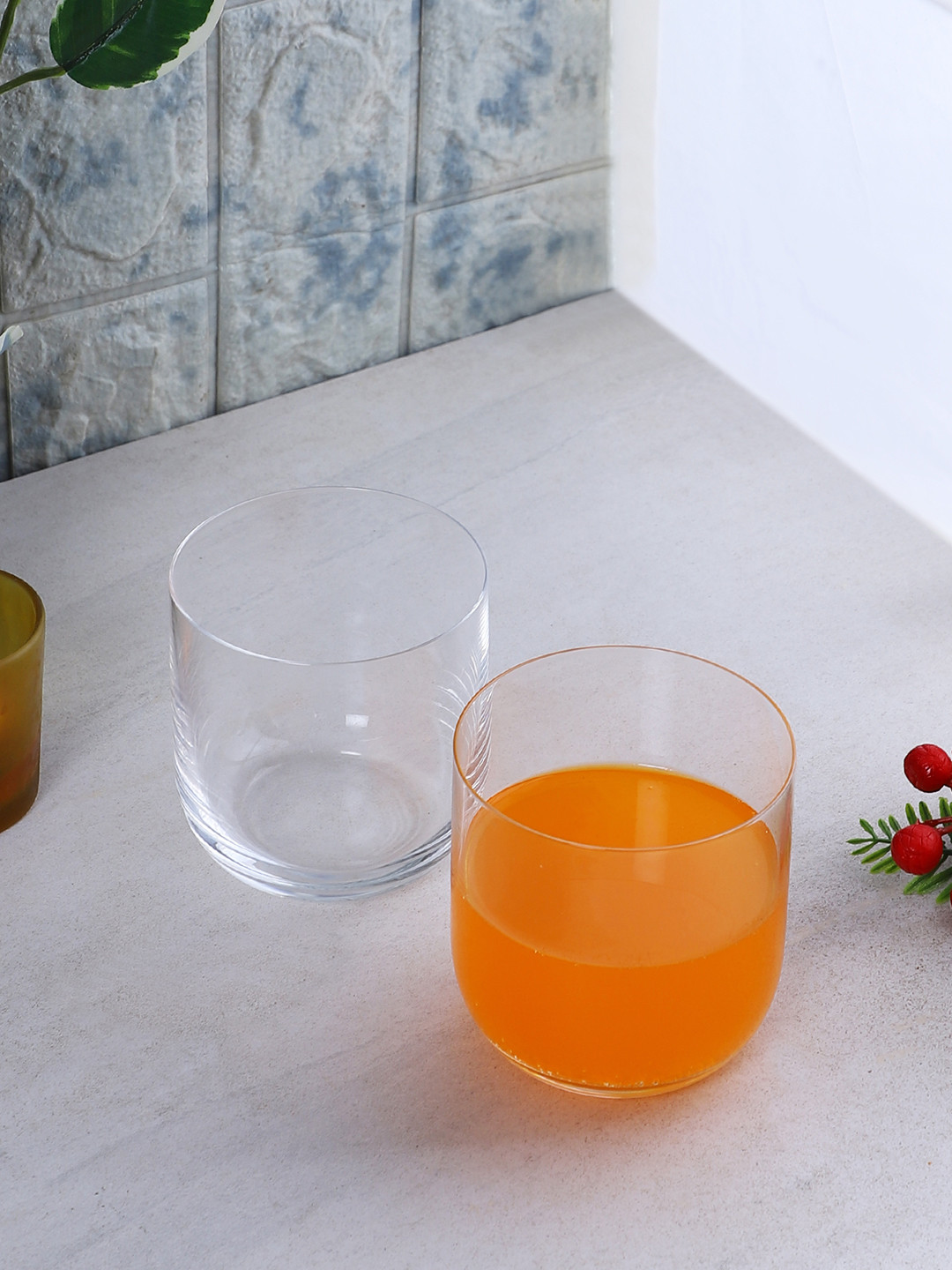 Bohemia Crystal Set of 6 Uma Crystal Whiskey Glass Lead free 330 ml