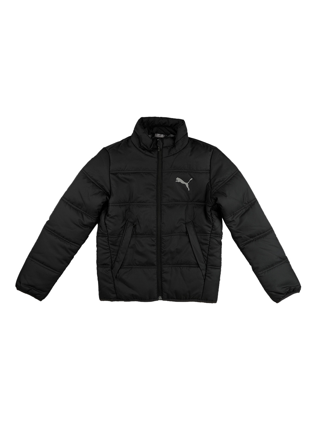 Puma Boys Black Solid ESS Padded Jacket