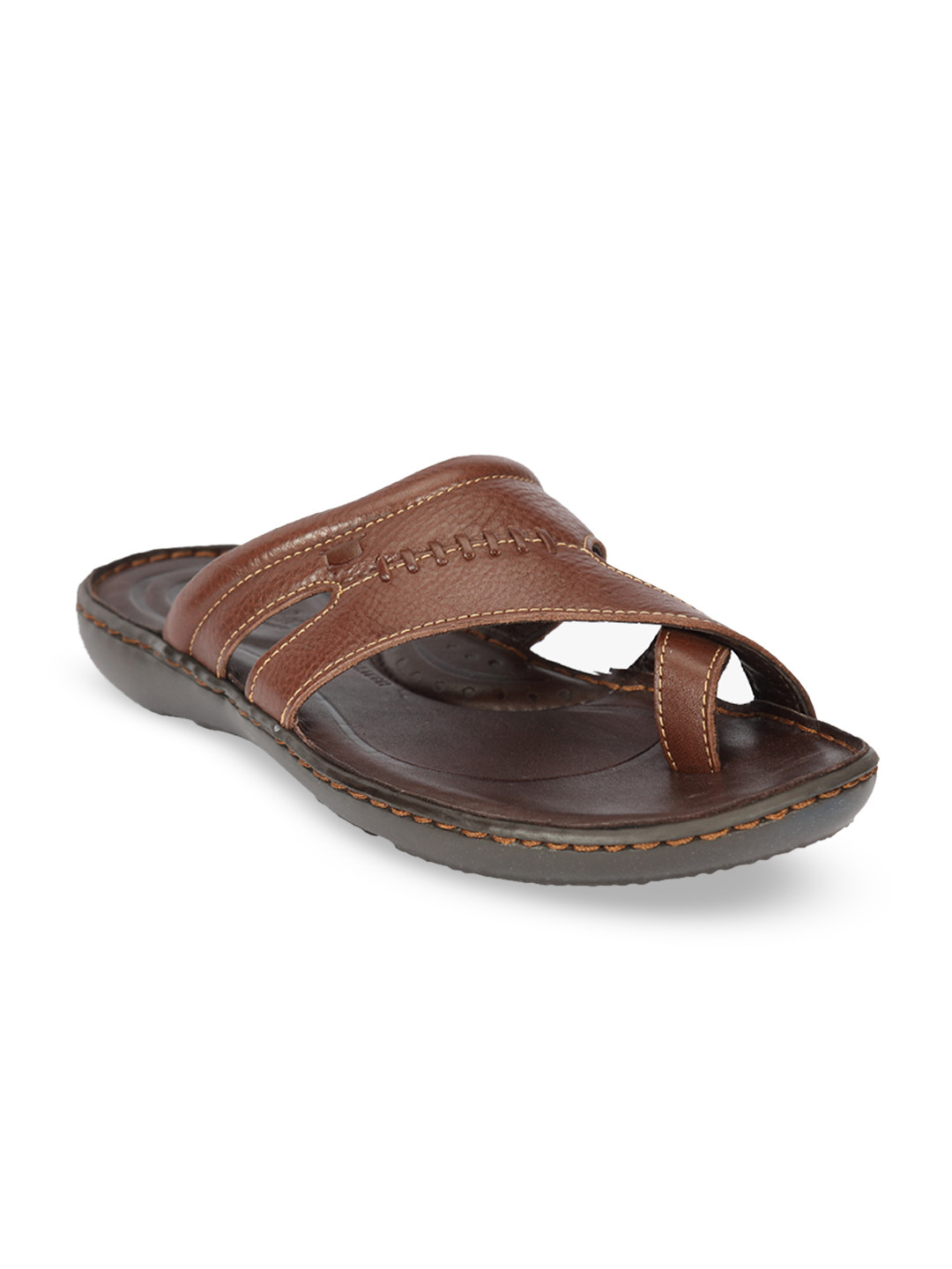 Florsheim Men Tan Solid Comfort Sandals