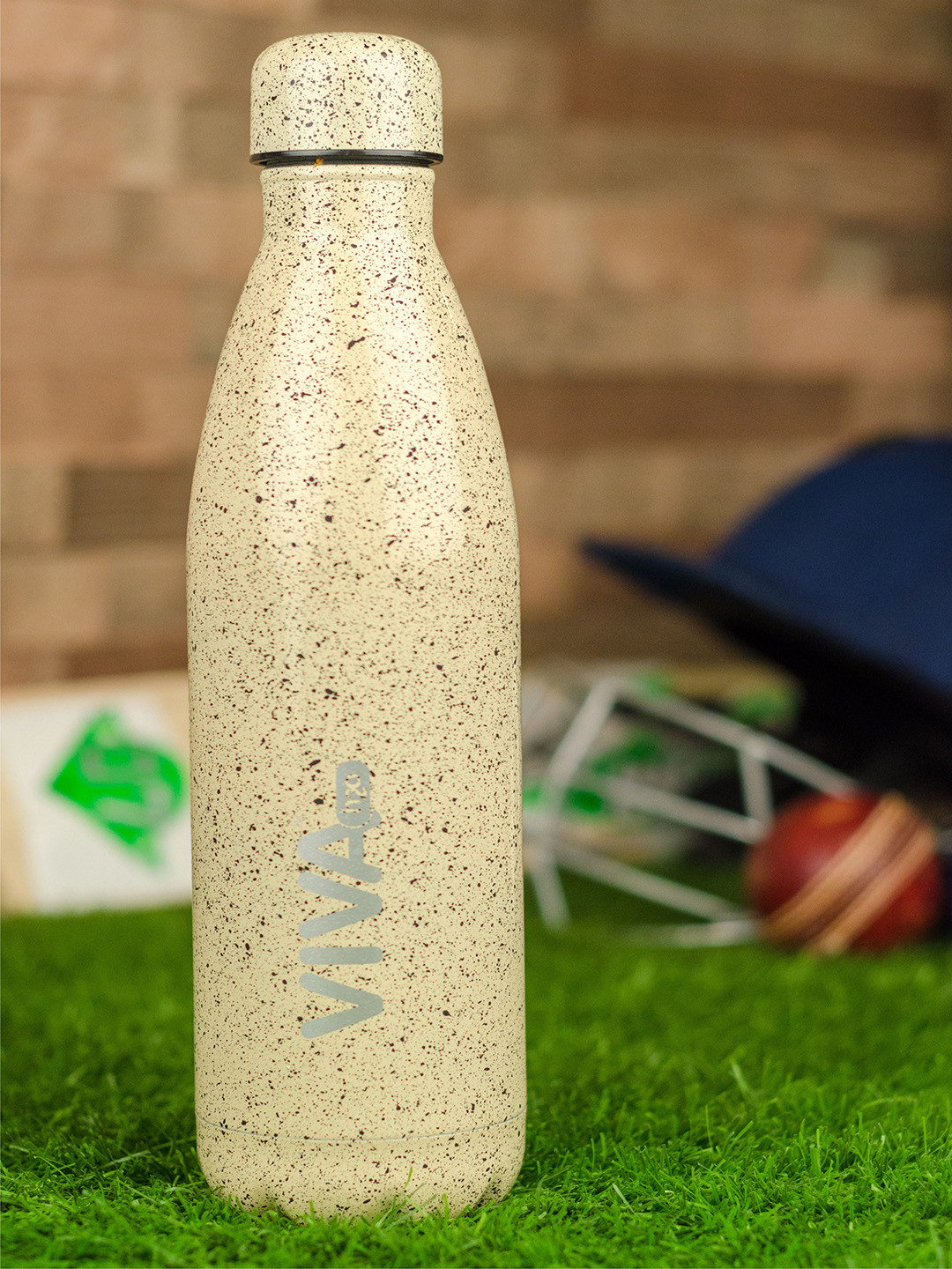 VIVA h2o Cream Stainless Steel Double Wall Vacuum Flask - 800ml