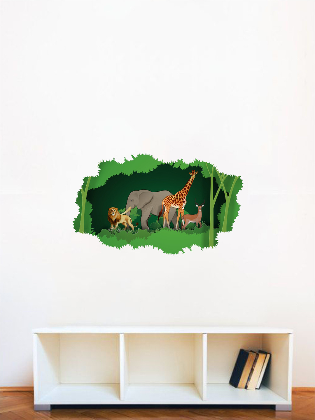 rawpockets Multicolored Adults Wild Animals Wall Stickers