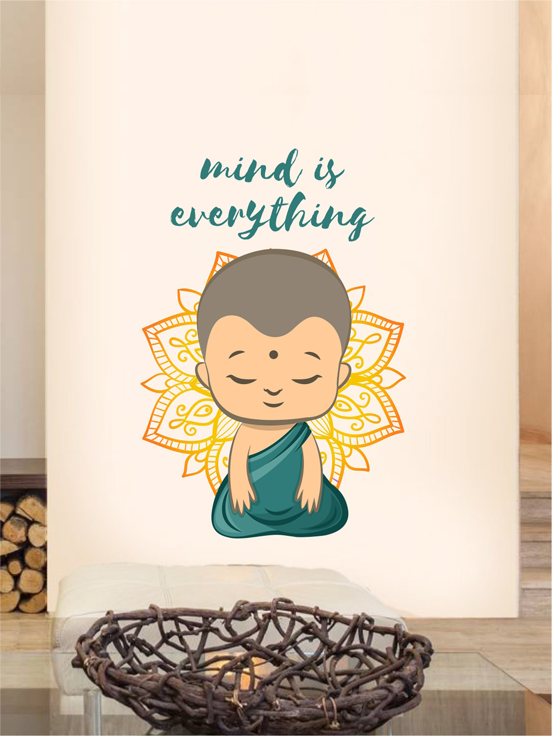 rawpockets Multicoloured Mind is Everything Wall Stickers