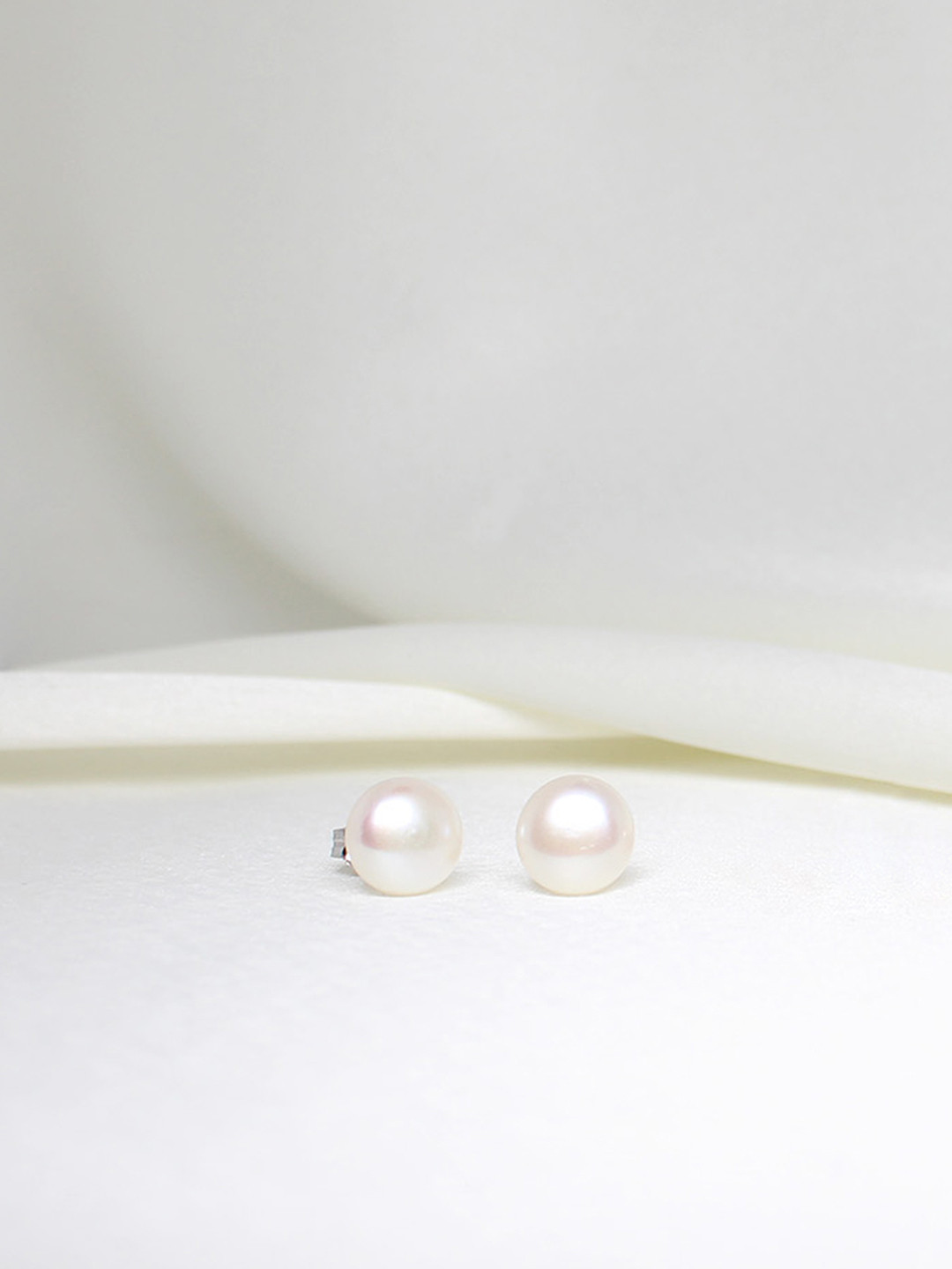 GIVA 925 Silver White Pearl Earrings