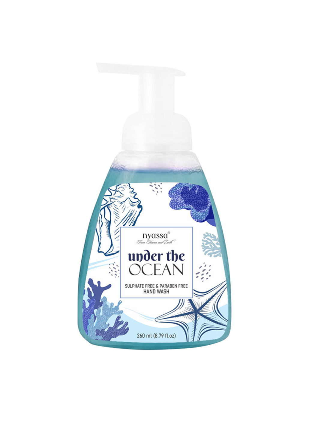 Nyassa Blue & White Under the Ocean Foaming Handwash 260ml