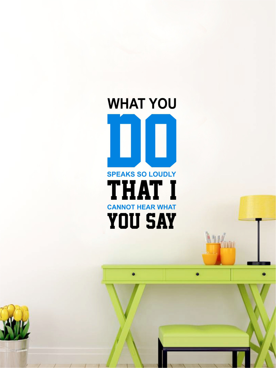 rawpockets Multicolour Inspiration Quotes Wall Sticker