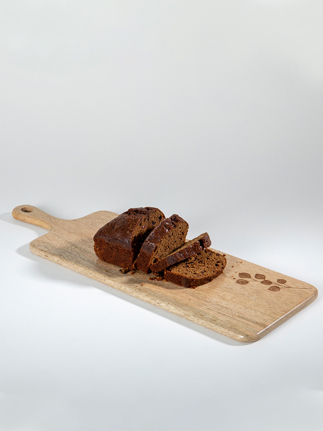 ellementry Brown Solid Wooden Cheese Board