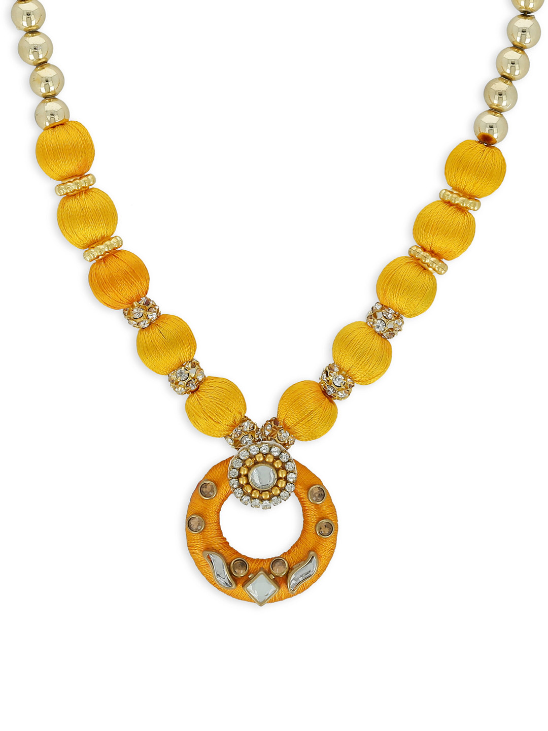 AKSHARA Gold-Toned Handcrafted Necklace