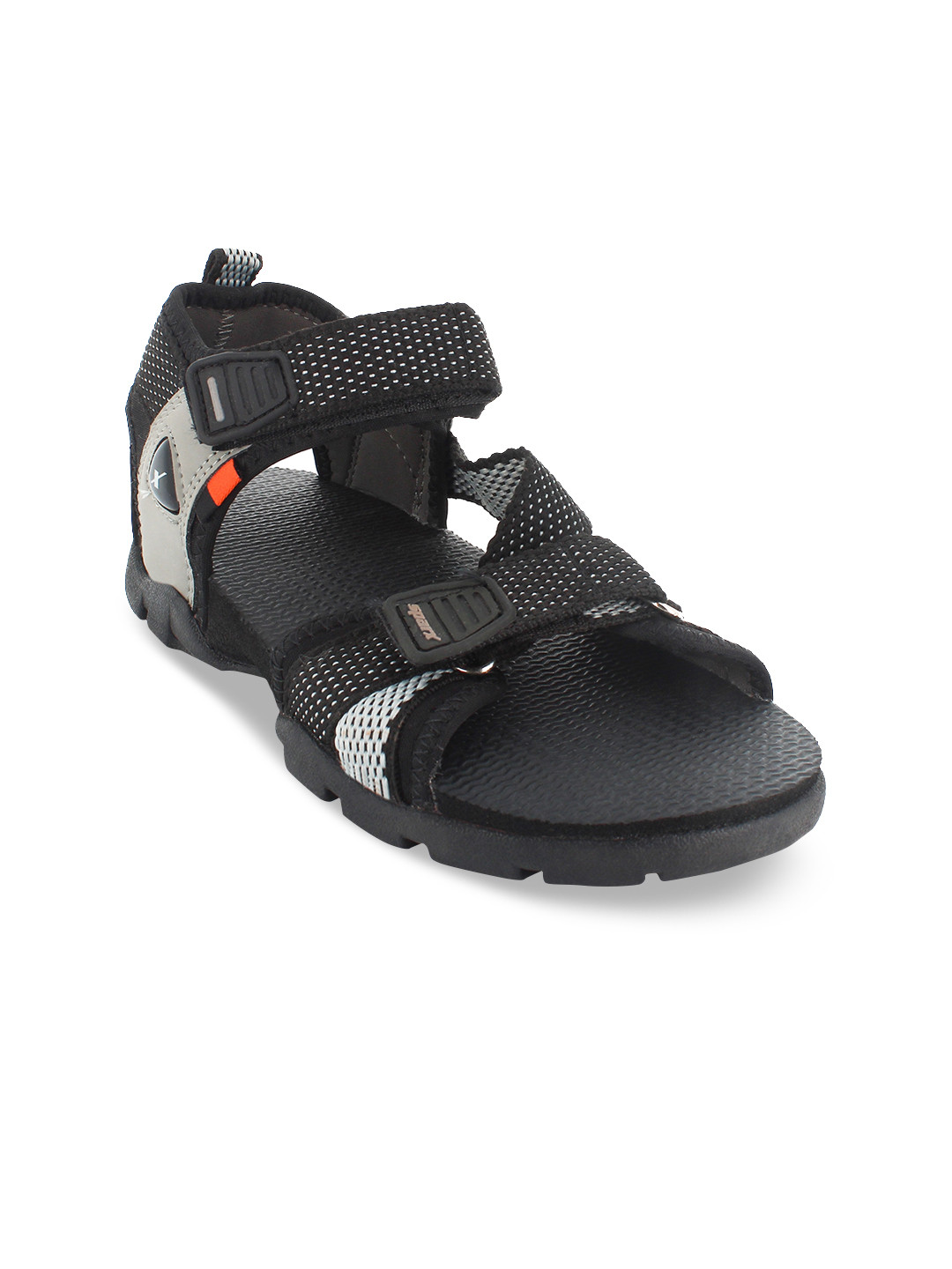 Sparx Women Black & Grey Sports Sandals