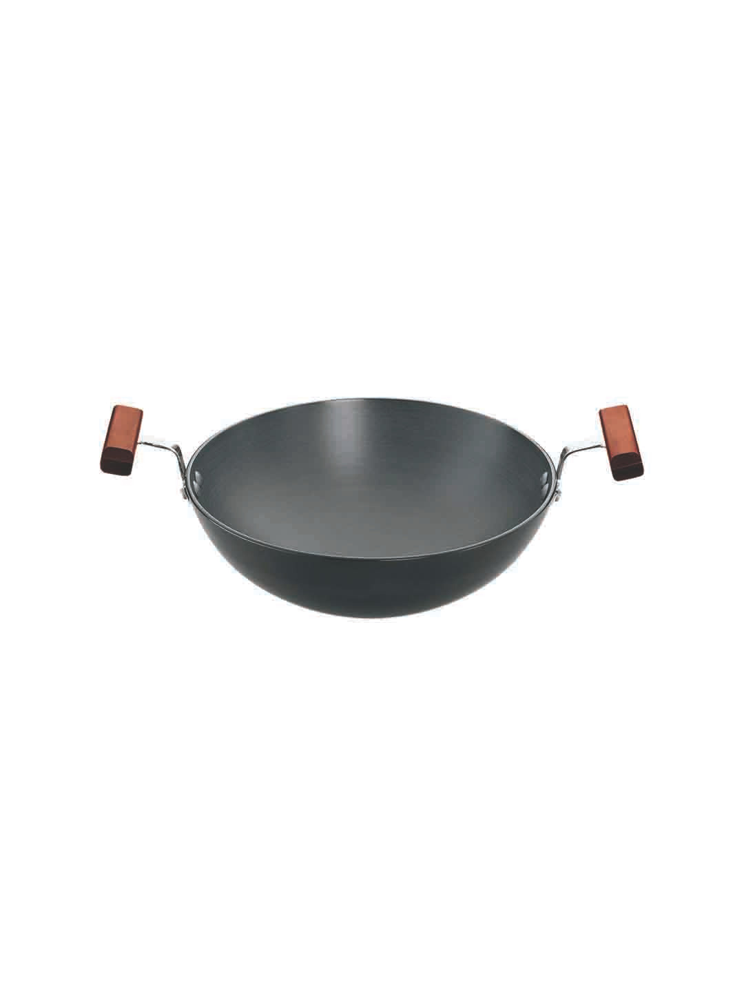 Hawkins Black Solid Futura Hard Anodised 3.25 mm Deep-Fry Pan