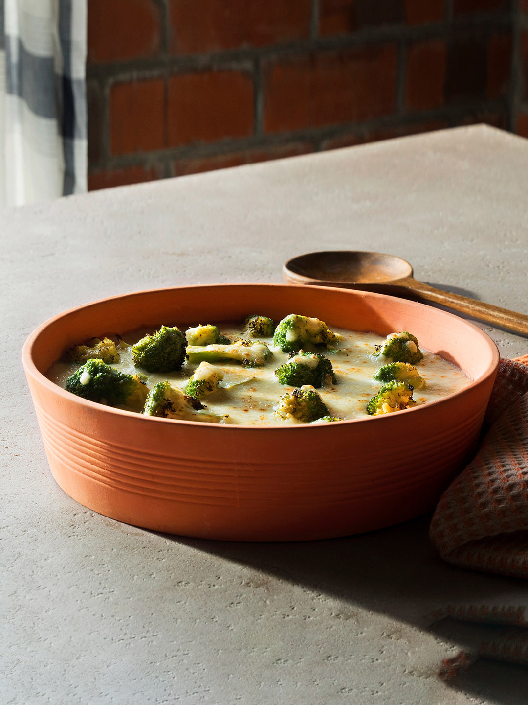 ellementry Brown Textured Terracotta Baking Dish 900 ml