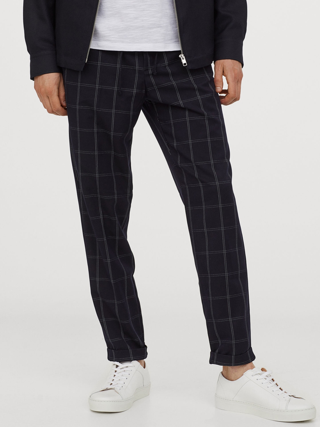 Plaid joggers h&m online