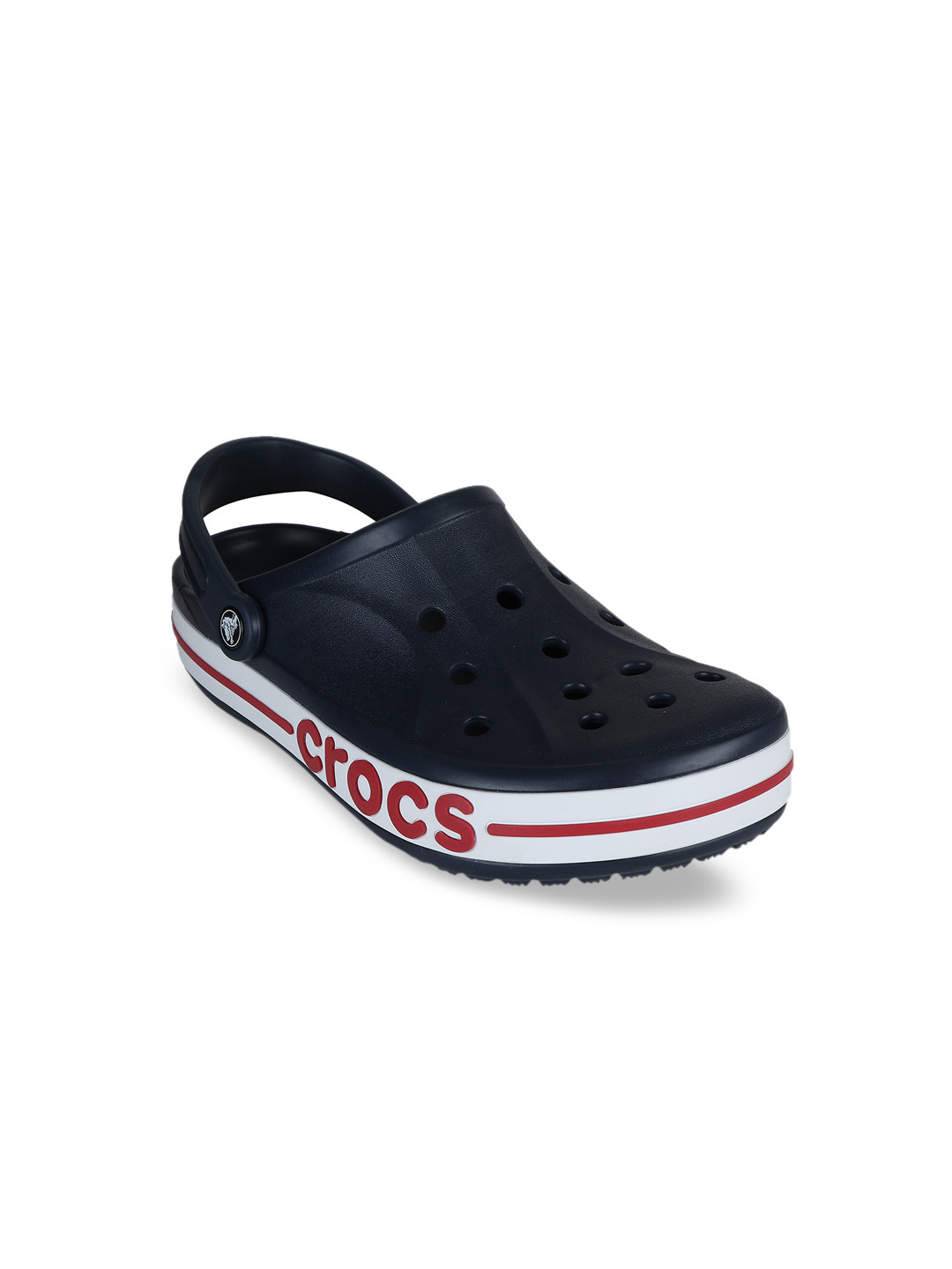 Crocs Unisex Navy Blue & Red Bayaband Clogs