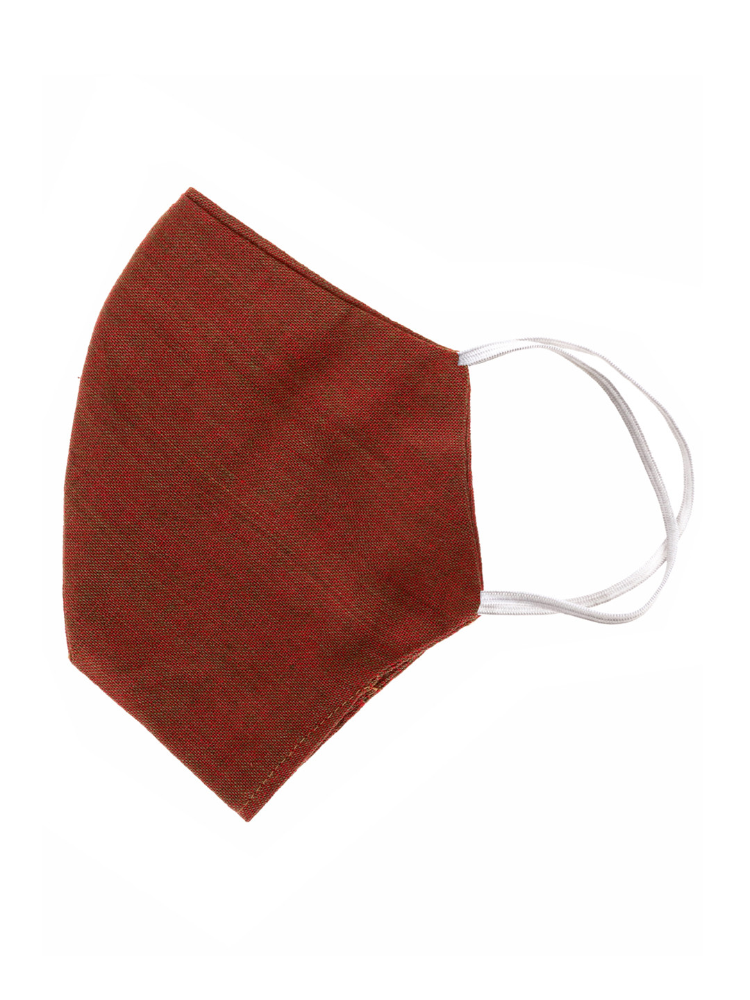 PANASH Unisex Brown Solid 2-Ply Reusable Outdoor Khadi Masks