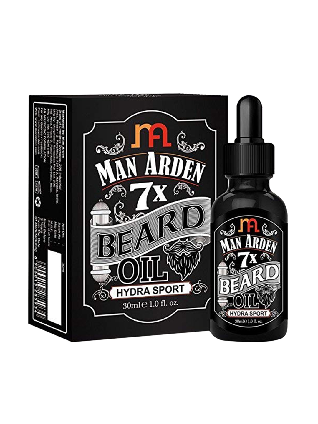 Man Arden Set of 2 7X Beard Oil Combo Love Spell + Hydra Sport 60 ml