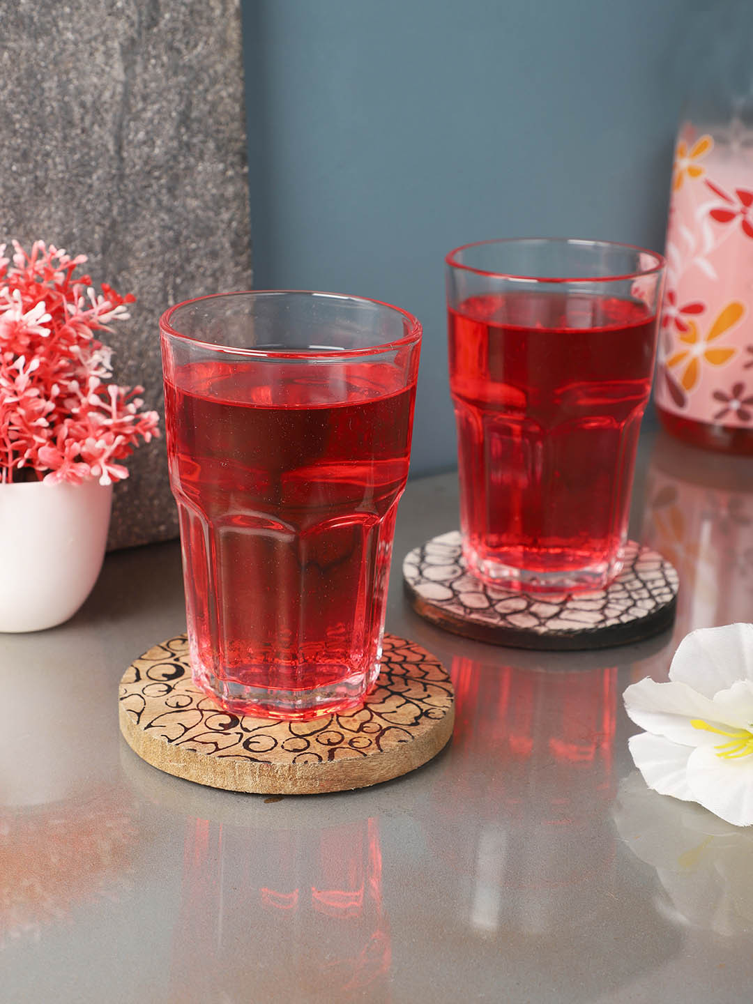 CDI Transparent 6-Pieces Solid Glass Glasses Set