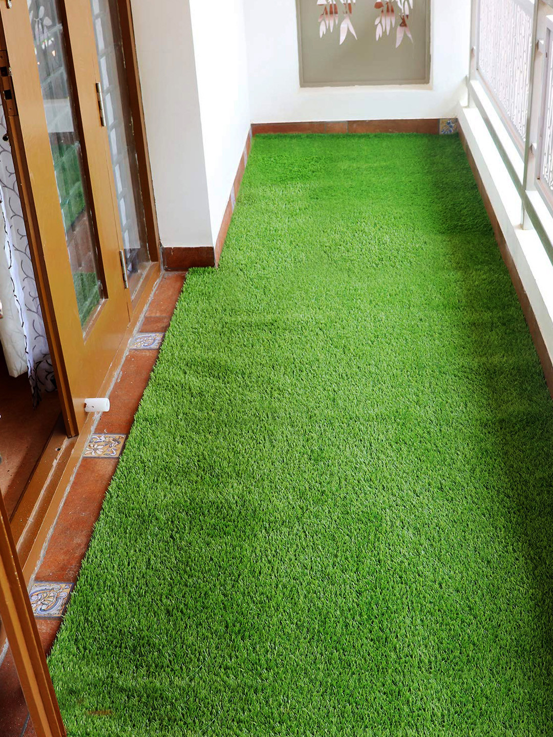 Kuber Industries Green High Density 35 MM Artificial Grass Carpet Mat 1.5 X 10 Feet