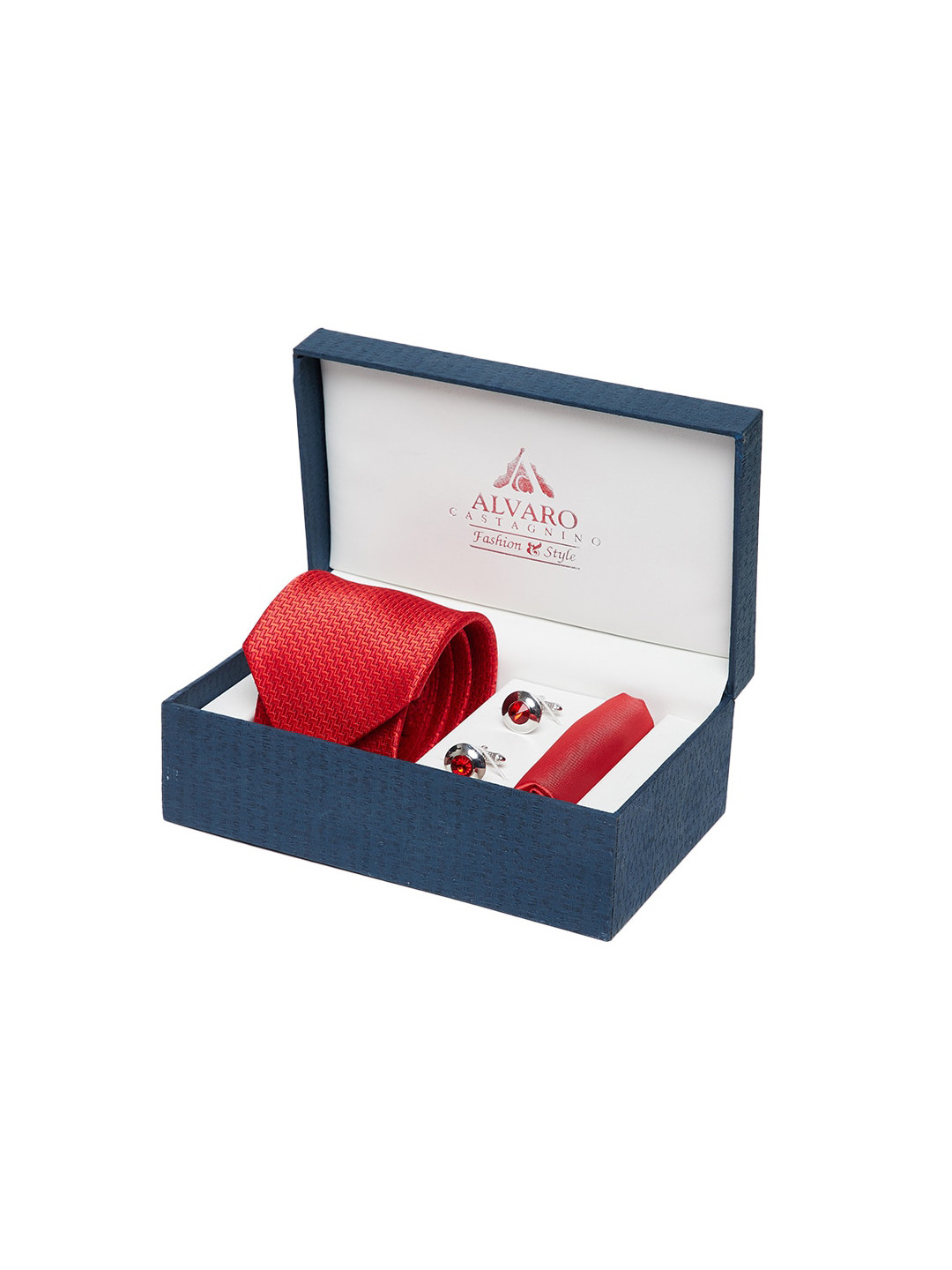 Alvaro Castagnino Men Red Accessory Gift Set