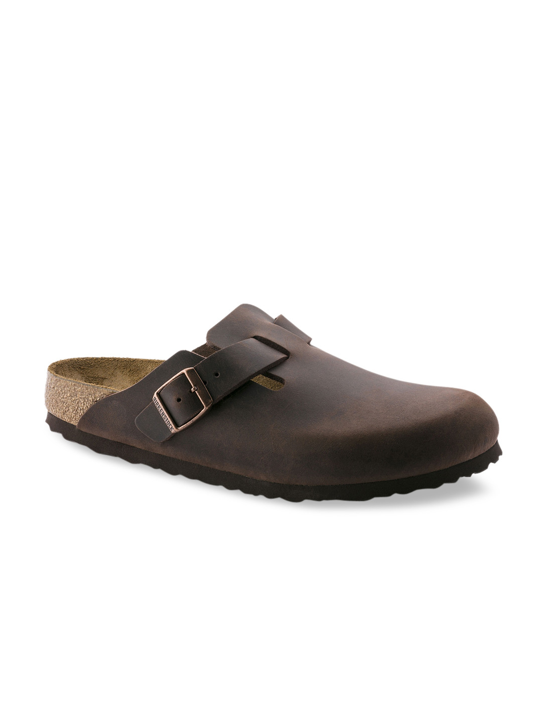Birkenstock Boston Habana Narrow Width Oiled Leather Clogs