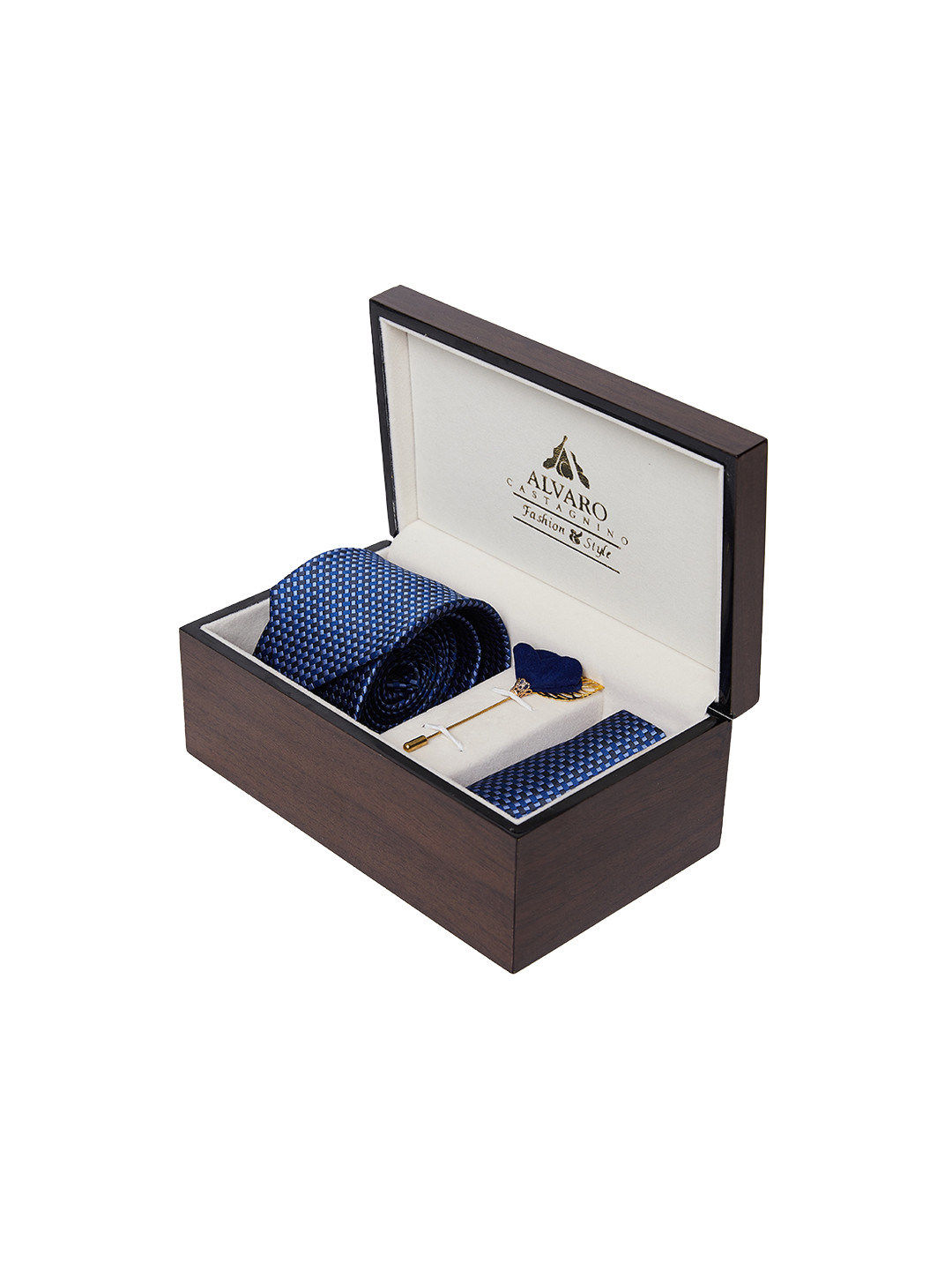 Alvaro Castagnino Men Blue Accessory Gift Set