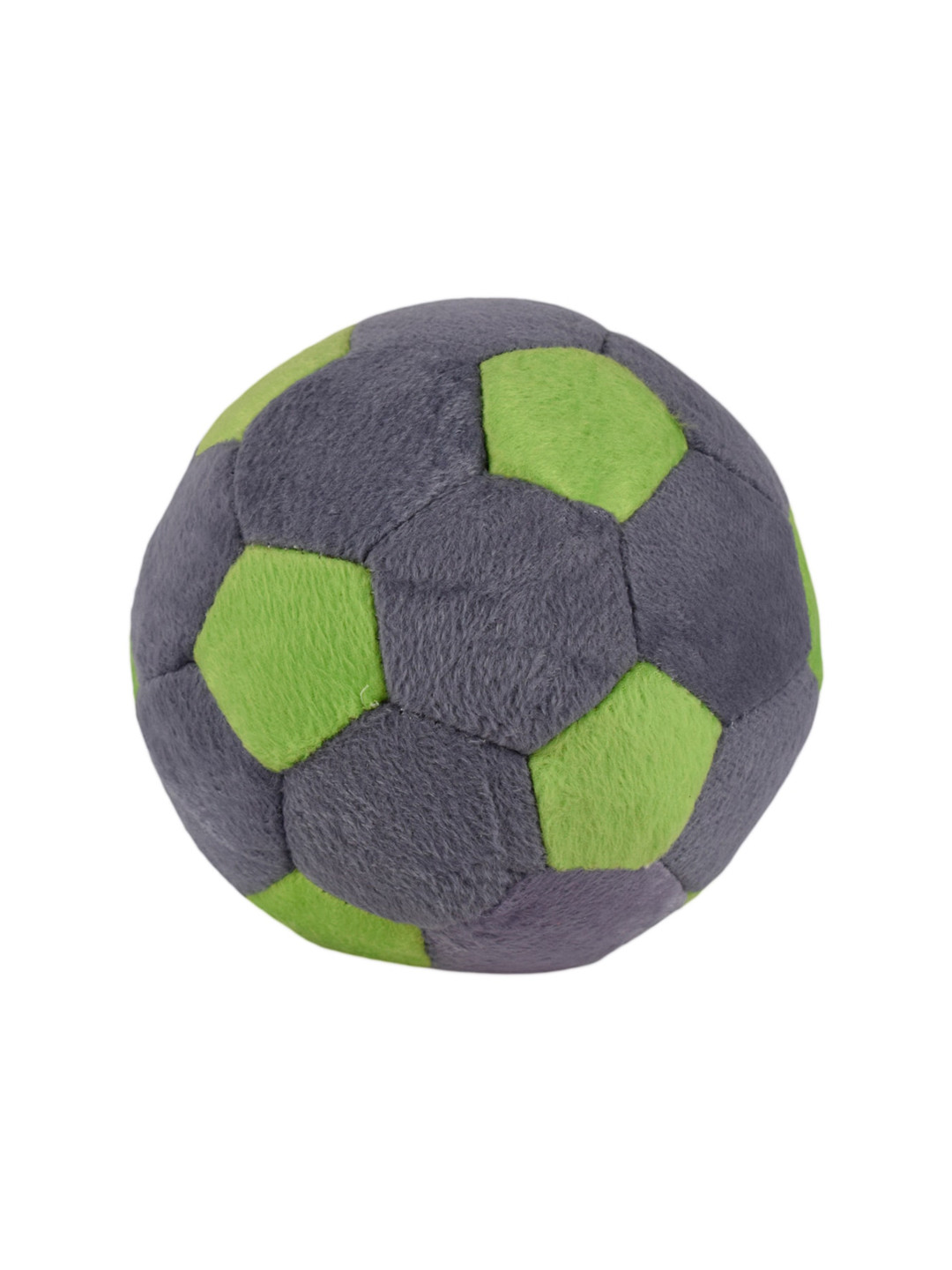Ultra Unisex Kids Grey & Green Plush Ball Soft Toy