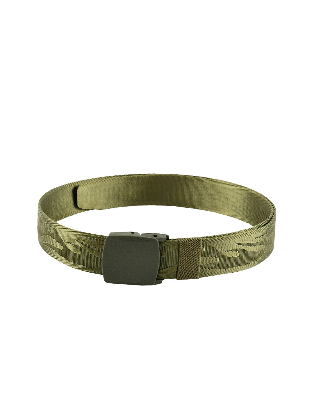 WINSOME DEAL Men Green Braided Belt