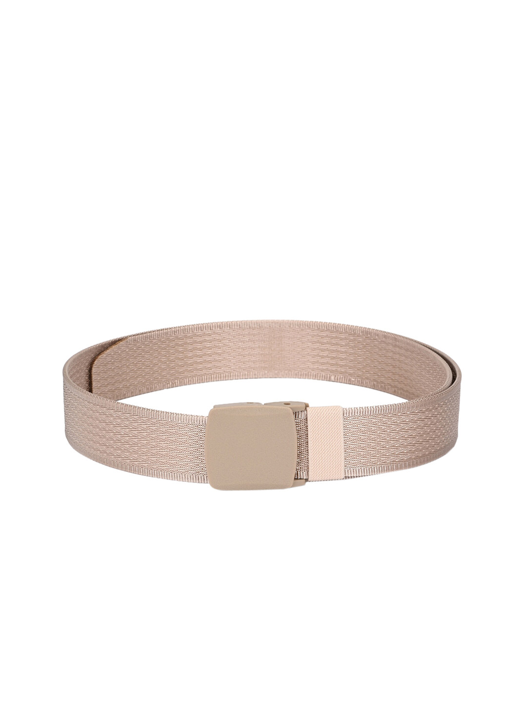 Calvadoss Women Cream-Coloured Woven Design Belt