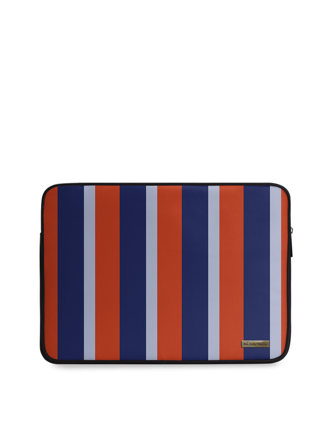 DailyObjects Unisex Navy Blue & Brown Printed Laptop Sleeve
