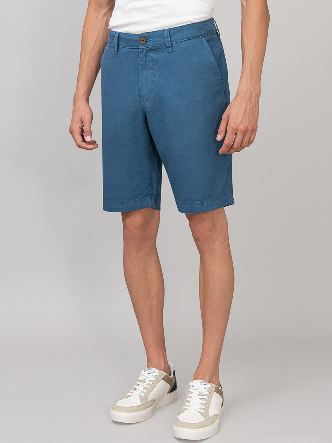 Beverly Hills Polo Club Men Blue Solid Regular Shorts