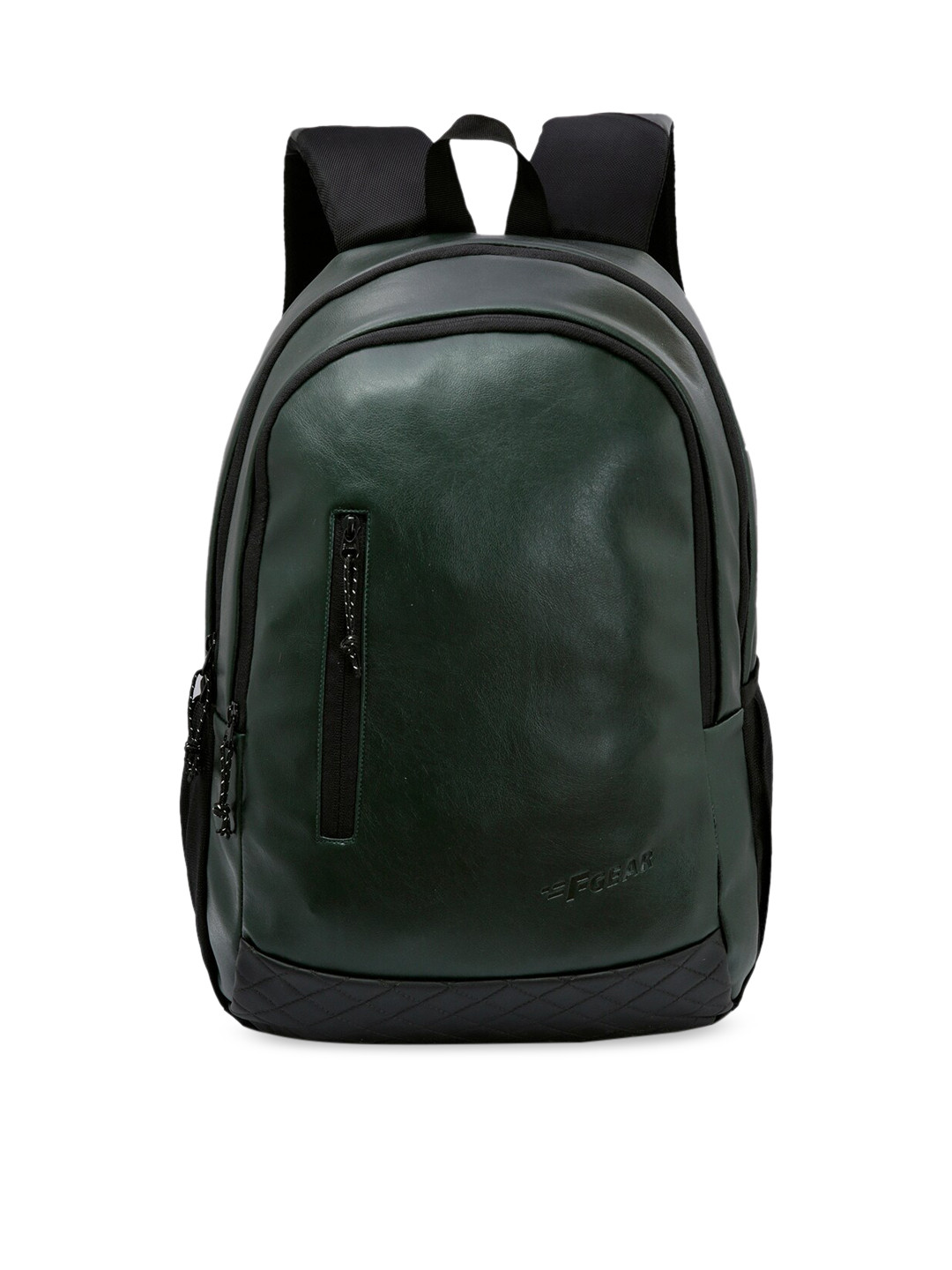 F Gear Adult Green & Black Colourblocked Backpack