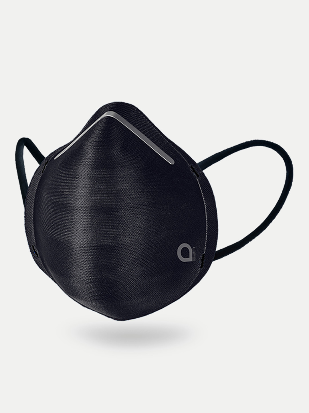 Amante Unisex Black Solid Reusable Ultra-light 5-Ply Protective Outdoor Mask