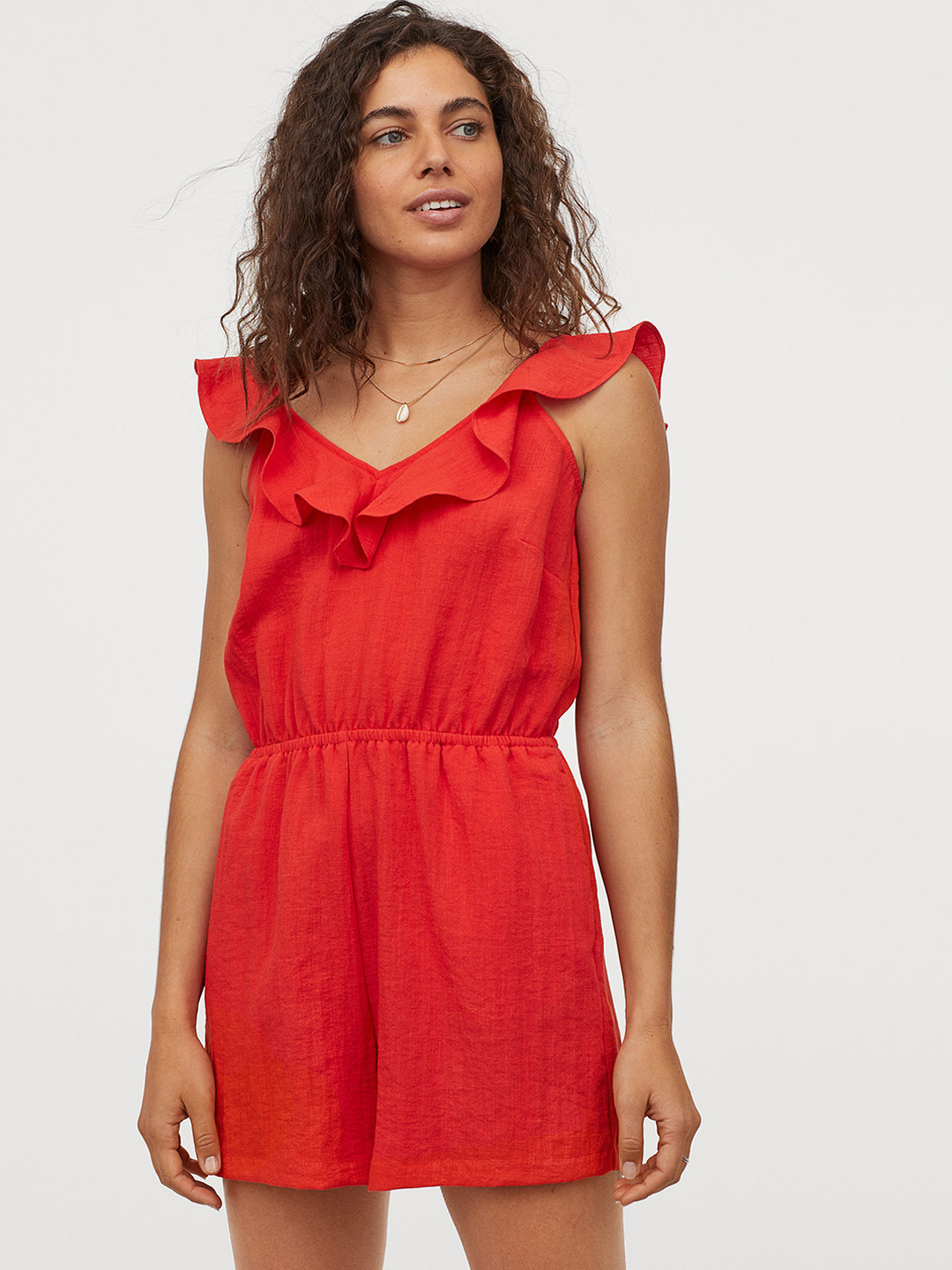 Red playsuit h&m Clearance