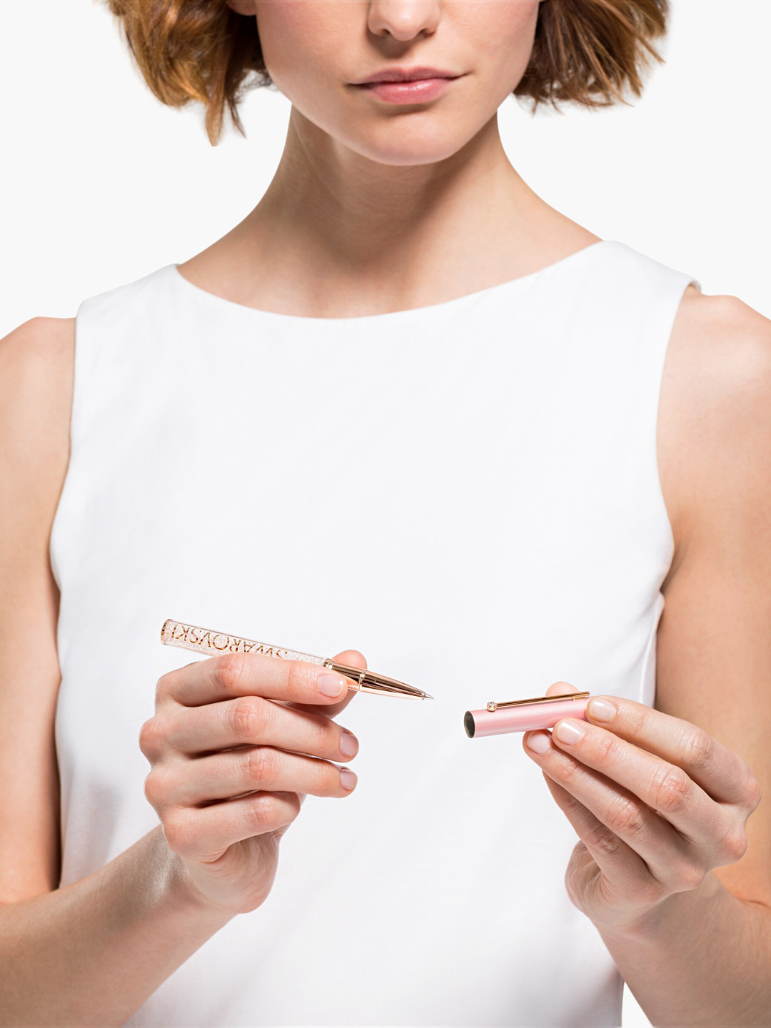 SWAROVSKI Rose Gold-Plated Crystalline Gloss Ball Point Pen