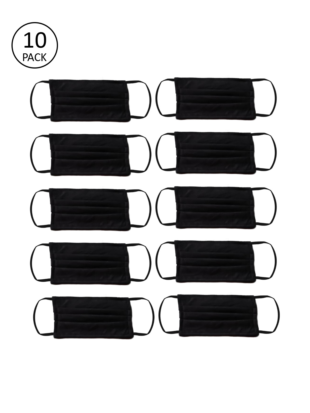 Bellofox Unisex 10Pcs 3Ply Protective Outdoor Face Masks