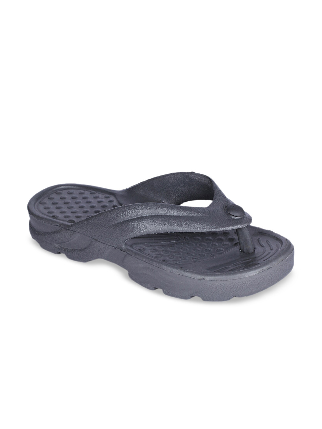 Liberty Women Grey Solid Thong Flip-Flops