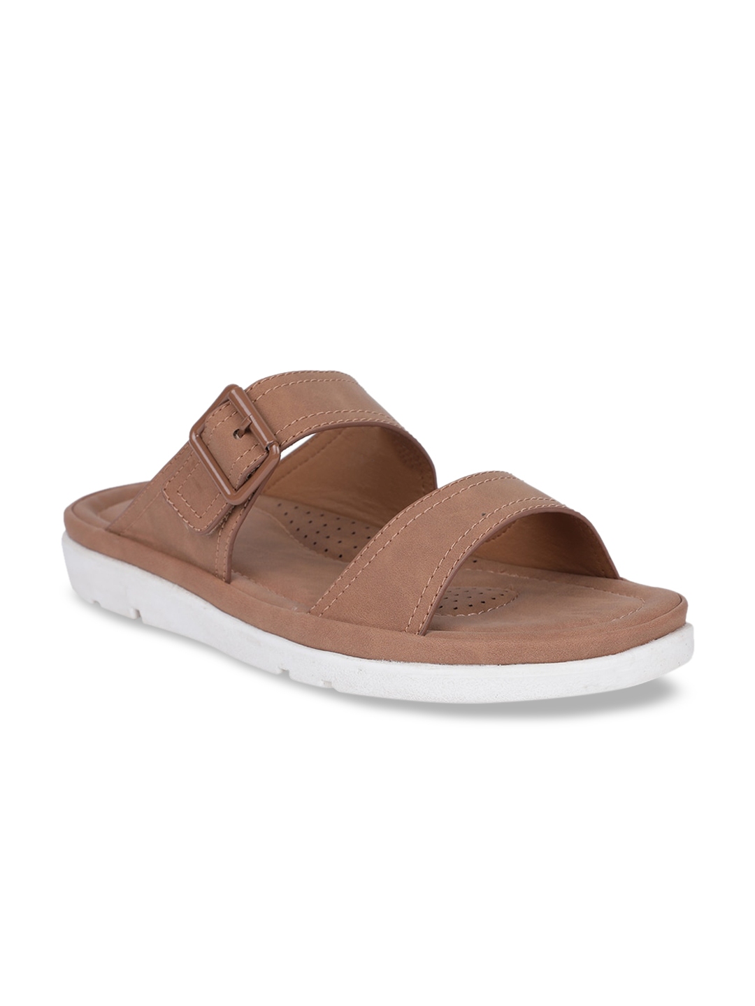 Buy Bata Women Brown Solid Open Toe Flats Flats for Women 12454764 Myntra