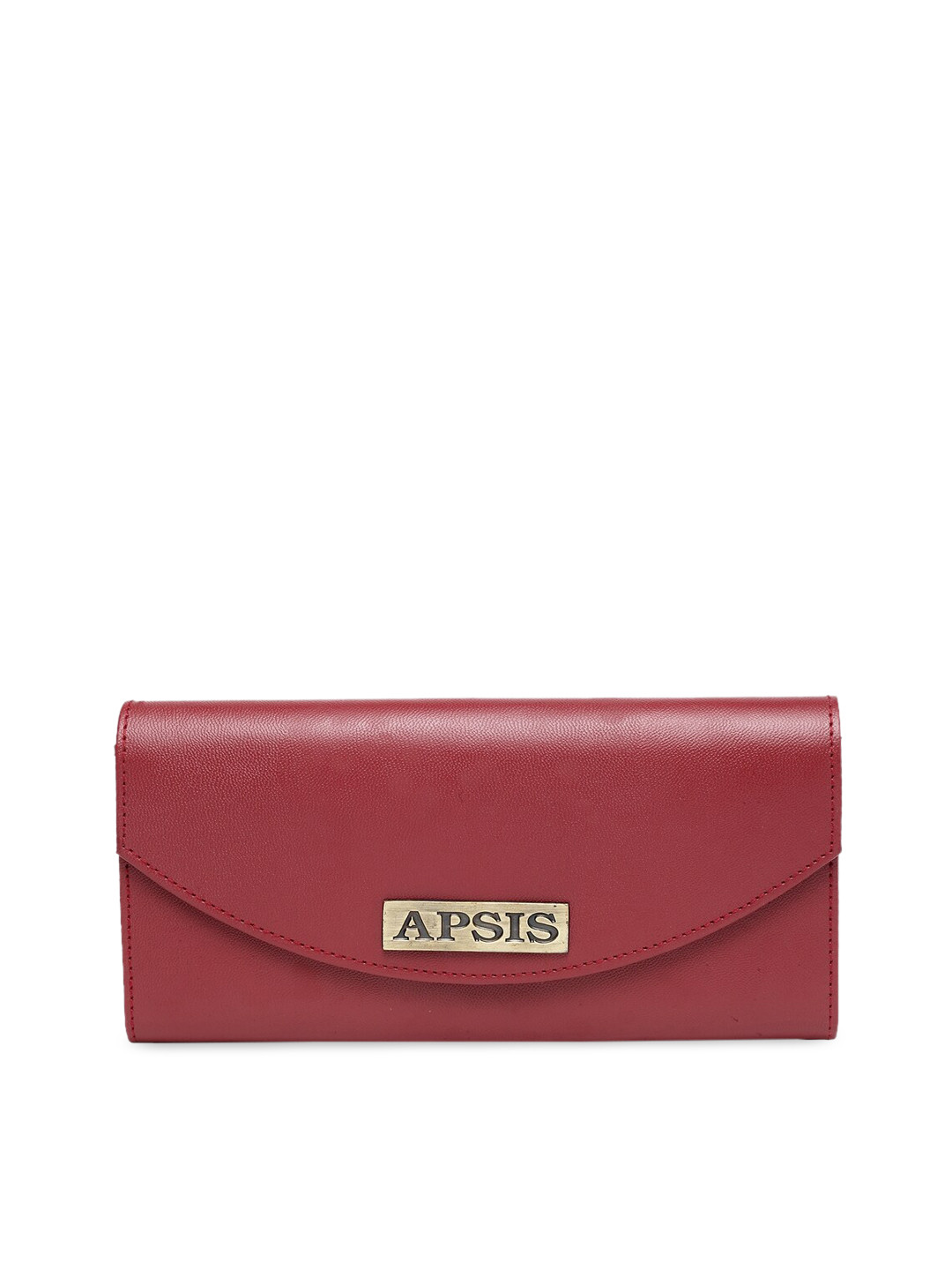 Apsis Women Red Solid Two Fold Wallet