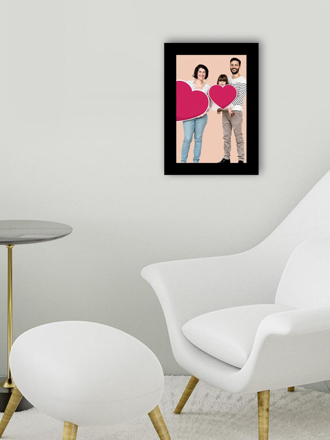 eCraftIndia Unisex Black Photo Frame