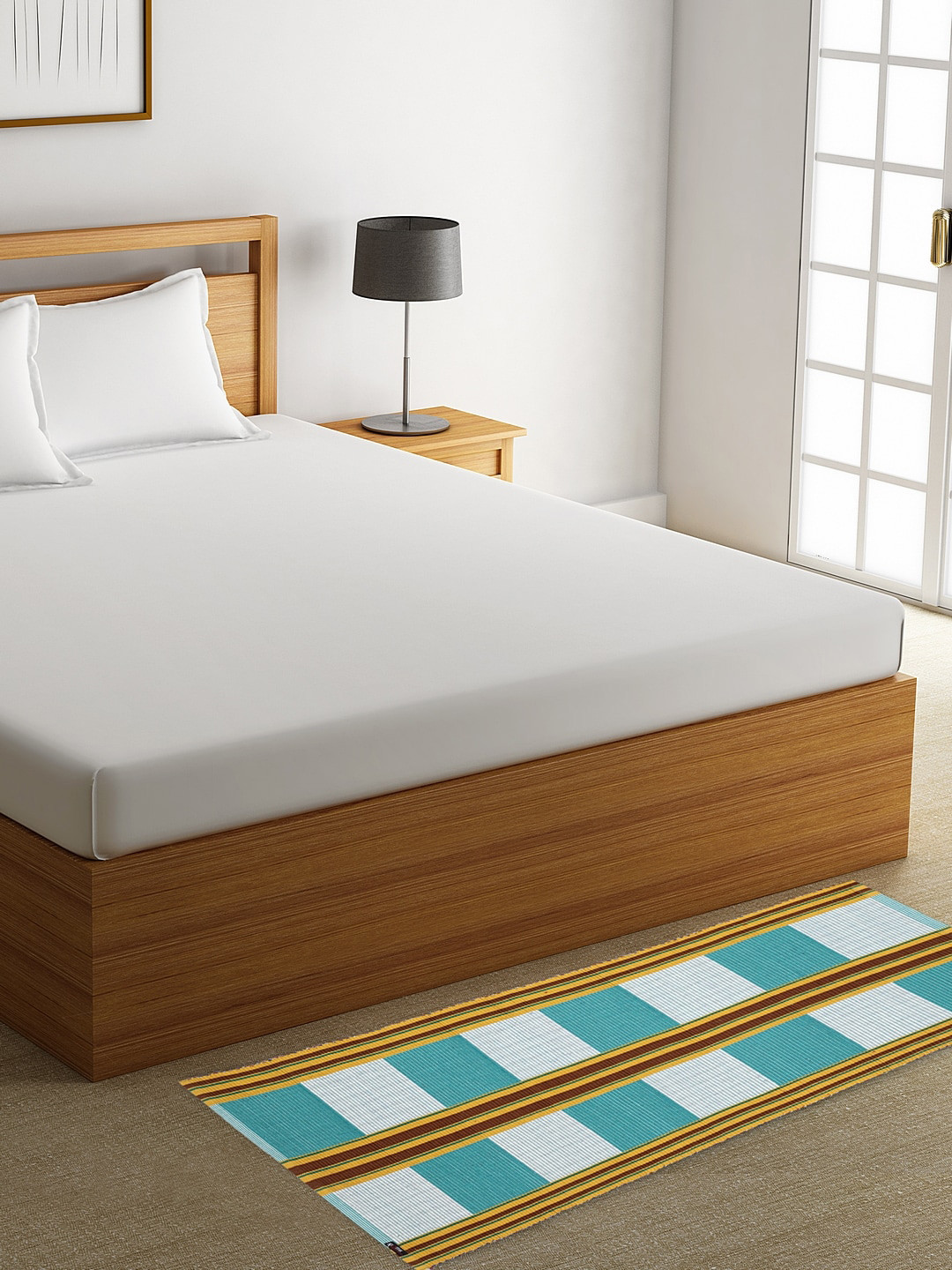 KLOTTHE Set of 2 Bed Anti-Skid Runners