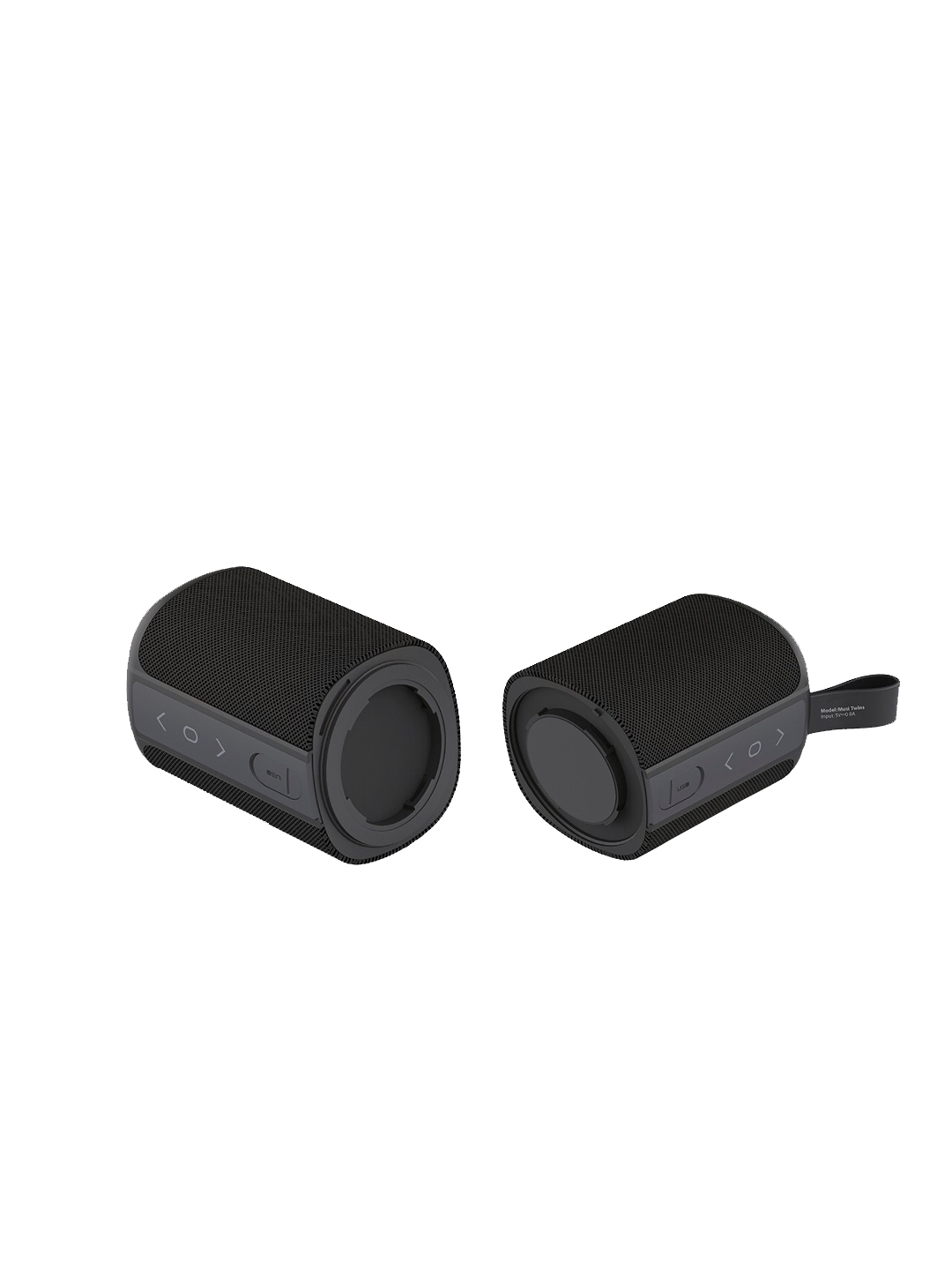 iBall Black Musi Twins TWS Waterproof IPX7 Bluetooth Speaker with Built in Mic