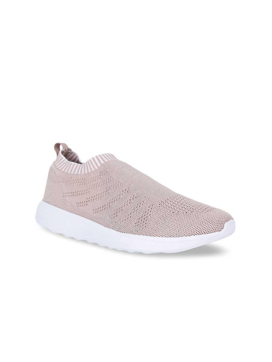 North Star Women Beige Slip-On Sneakers