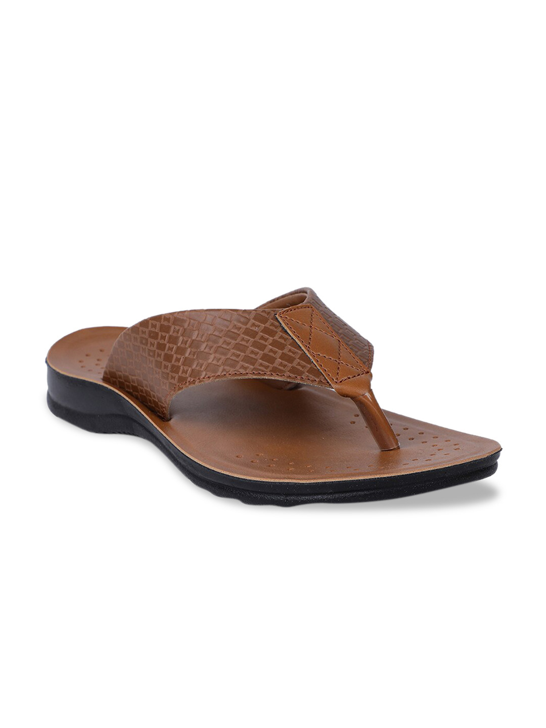 Bata Men Brown Comfort Sandals