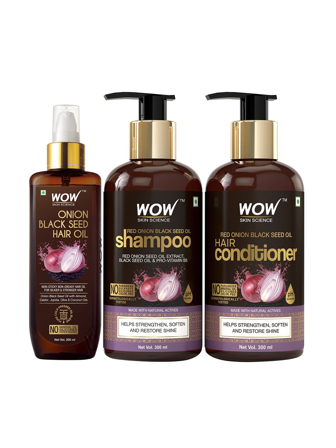 WOW Skin Science Onion Black Seed Hair Oil For Silkier  Stronger Hair Buy  WOW Skin Science Onion Black Seed Hair Oil For Silkier  Stronger Hair  Online at Best Price in