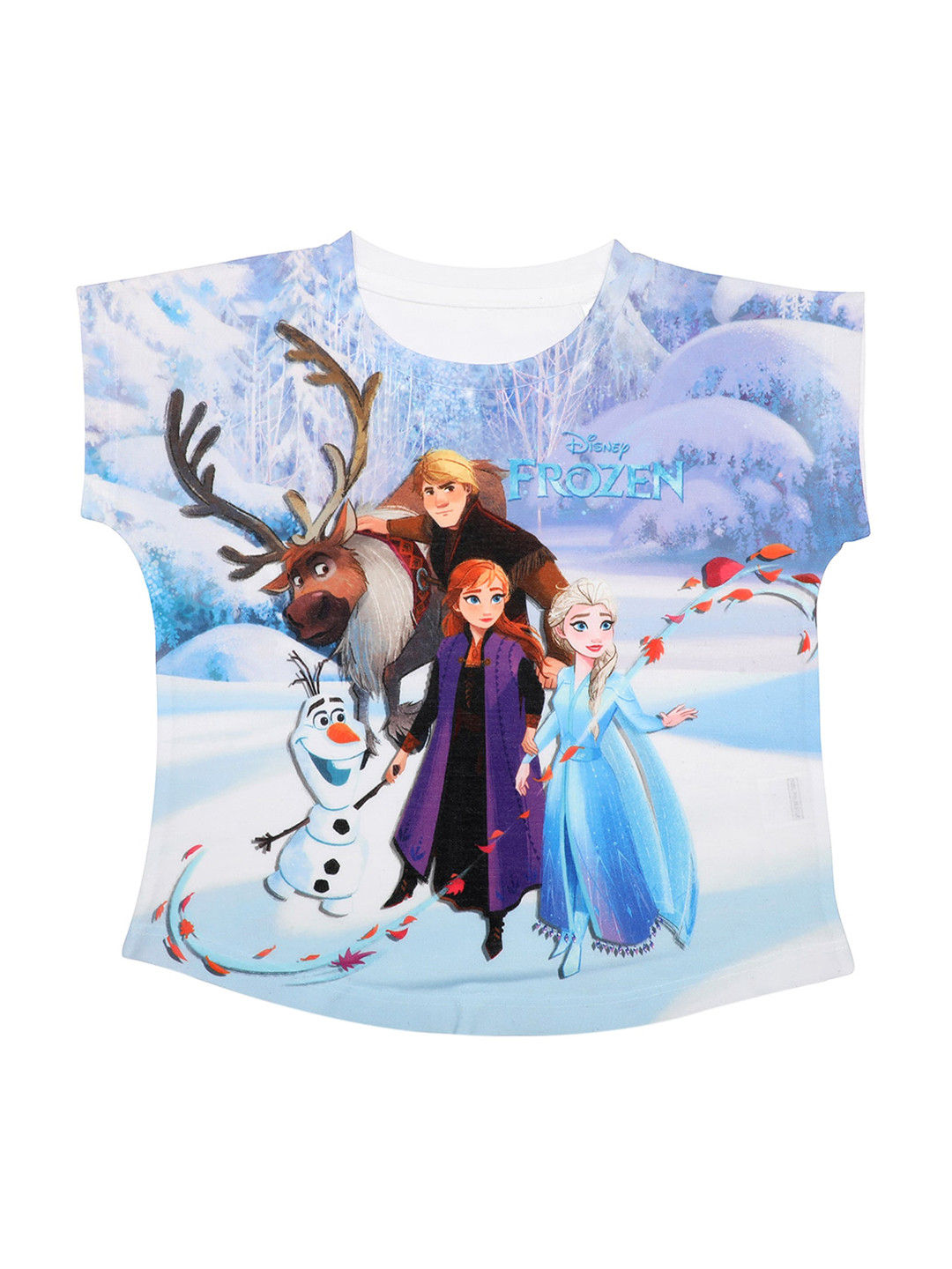 Disney by Wear Your Mind Girls Multicoloured Disney by Wear Your Mind Print Top