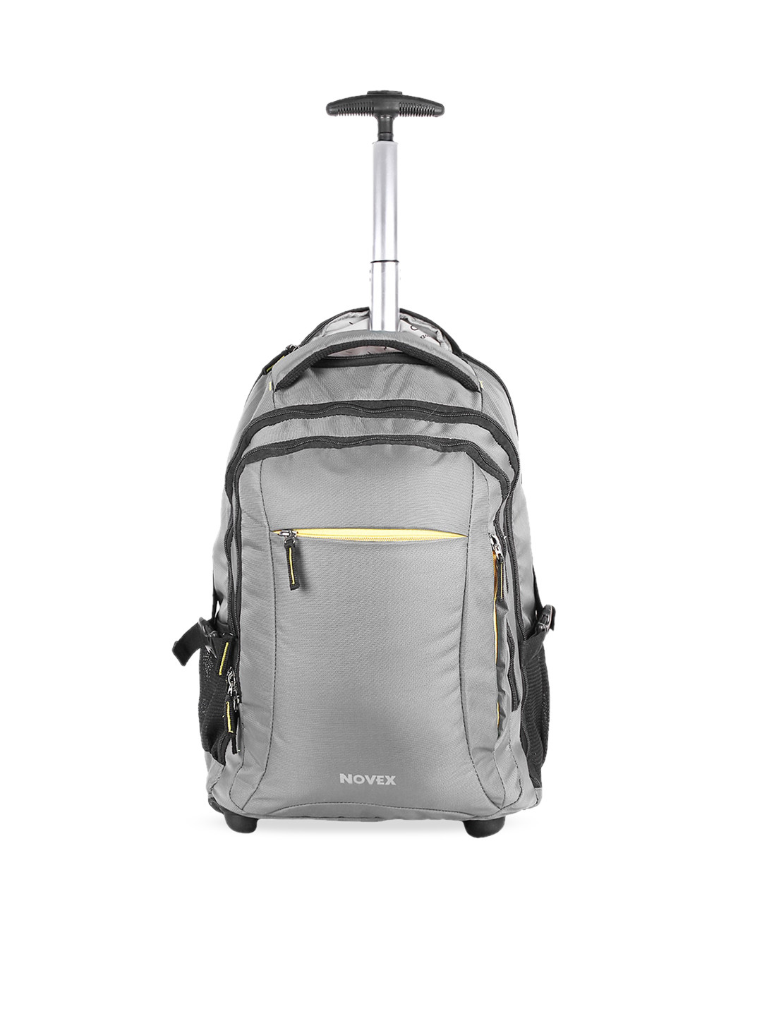 NOVEX Unisex Grey Solid Travel Backpack