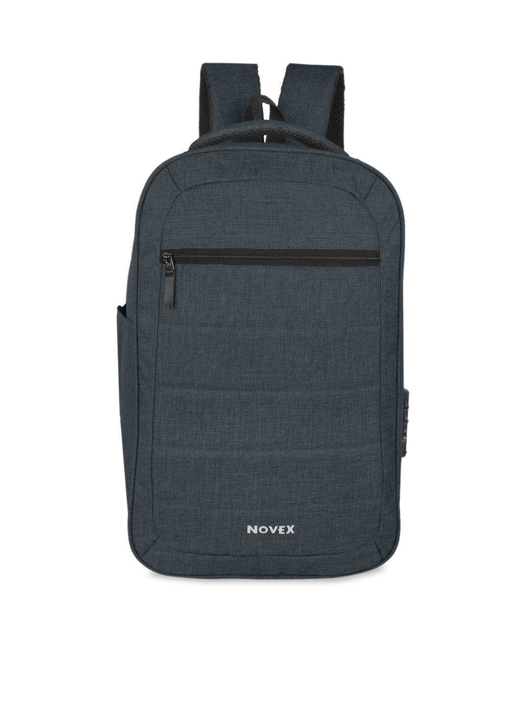 NOVEX Unisex Grey Solid Casual Laptop Backpack