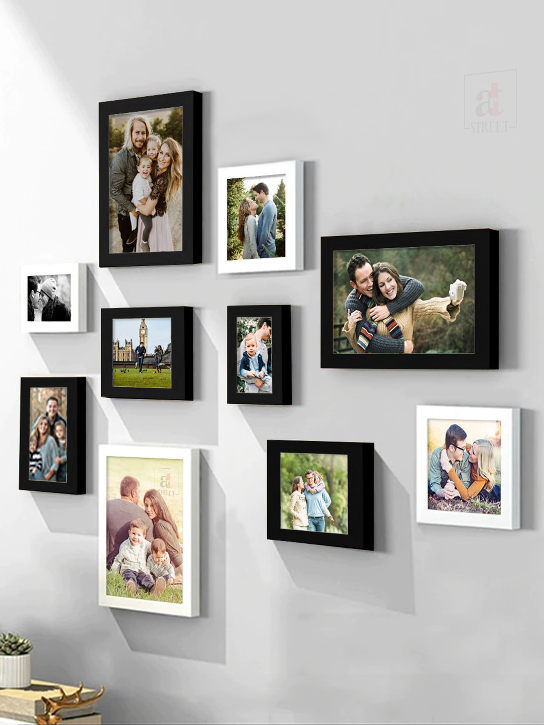 Art Street Set of 10 Black & White Photo Frame
