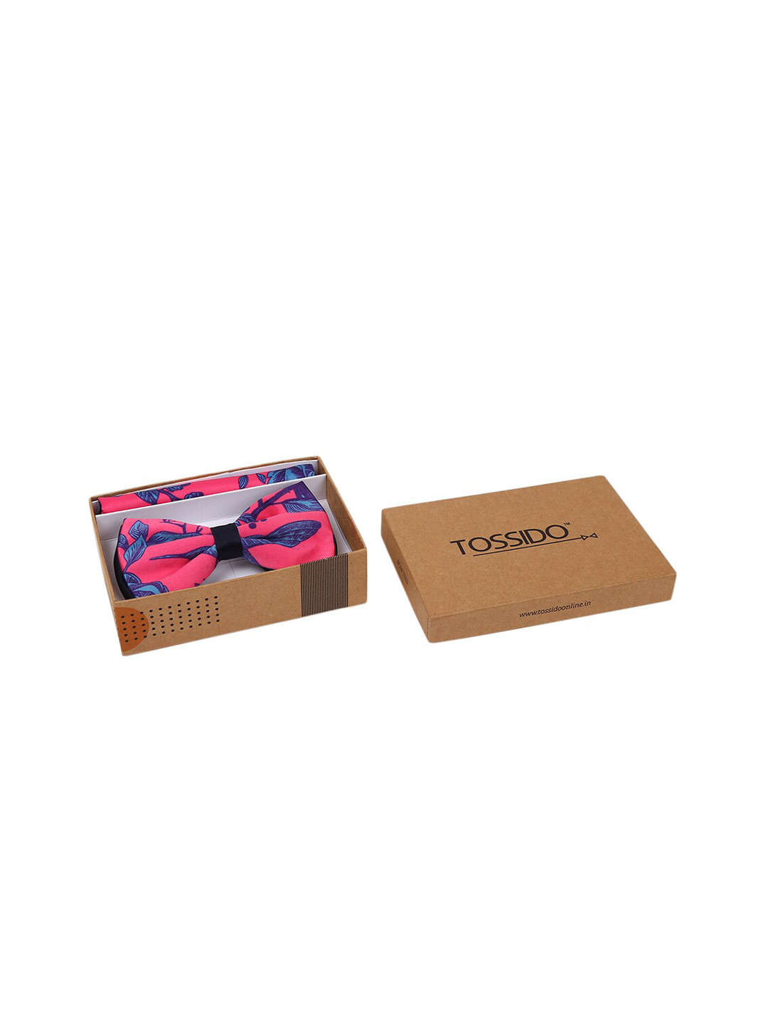 Tossido Men Blue & Pink Printed Accessory Gift Set