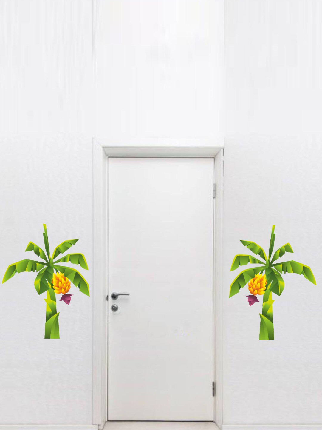 rawpockets Green Bananna Tree Vinyl Wall Stickers
