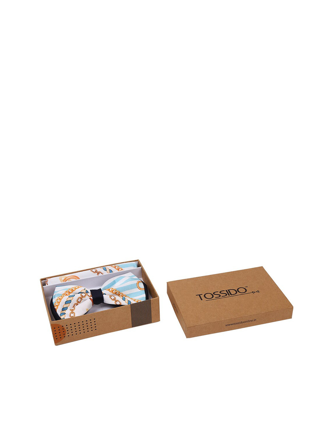 Tossido Blue & Yellow Printed Accessory Gift Set