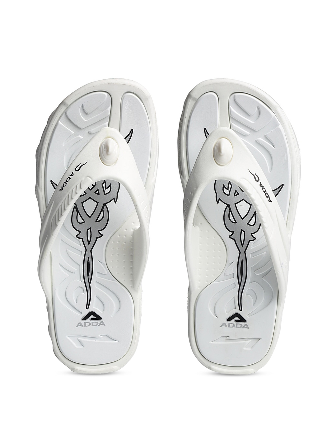 Buy Adda Men White Solid Thong Flip flops Flip Flops for Men 13414368 Myntra
